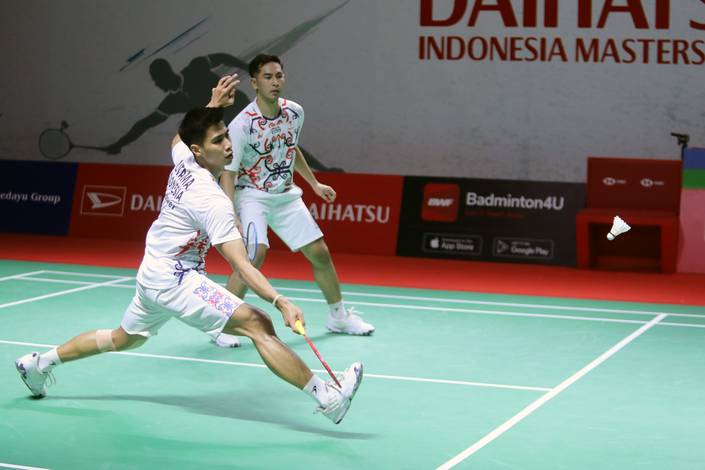 Sabar Karyaman Gutama/Mohammad Reza Pahlevi Isfahani (Djarum Badminton) Sabar Karyaman Gutama/Mohammad Reza Pahlevi Isfahani (Djarum Badminton)