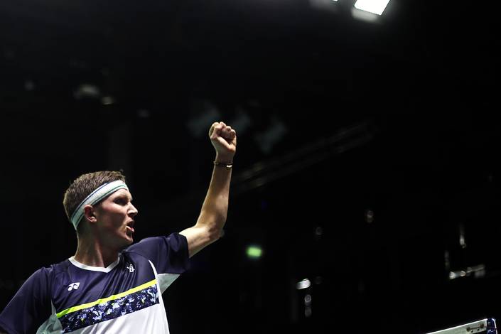 Viktor Axelsen (Djarum Badminton) Viktor Axelsen (Djarum Badminton)
