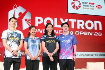 Jonatan Christie, Febi Setianingrum, Putri Kusuma Wardani, & Nikolaus Joaquin (Djarum Badminton/Edward Luhukay)