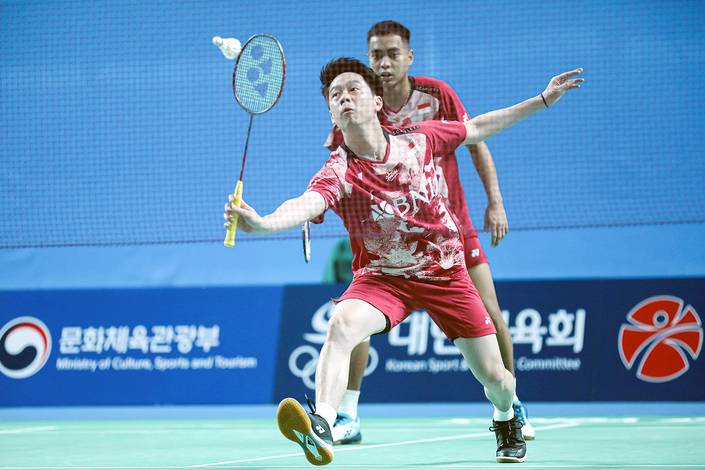 Kevin Sanjaya Sukamuljo/Rahmat Hidayat (Humas PP PBSI) Kevin Sanjaya Sukamuljo/Rahmat Hidayat (Humas PP PBSI)