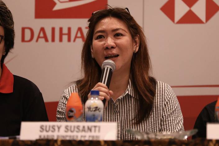 Kabid Pembinaan dan Prestasi PP PBSI, Susy Susanti.