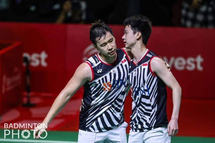 Marcus Fernaldi Gideon & Kevin Sanjaya Sukamuljo (Badminton Photo/Erika Sawauchi) Marcus Fernaldi Gideon & Kevin Sanjaya Sukamuljo (Badminton Photo/Erika Sawauchi)