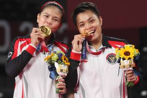 Greysia Polii & Apriyani Rahayu (Foto: BADMINTONPHOTO/Yves Lacroix)