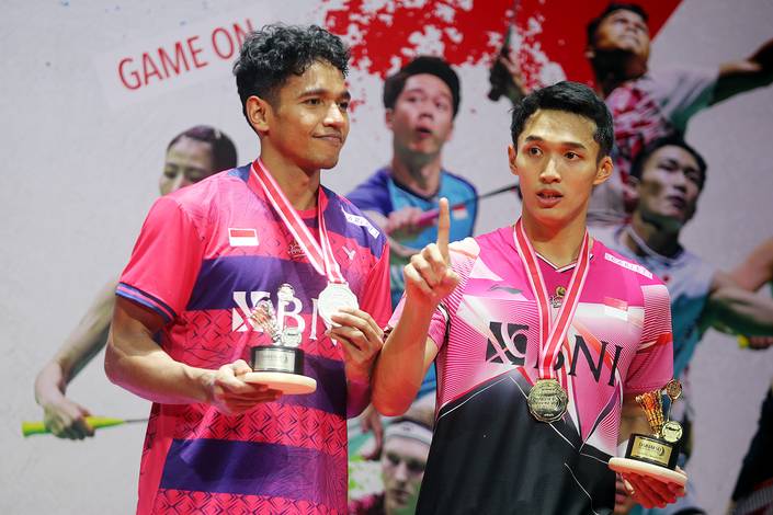 Chico Aura Dwi Wardoyo & Jonatan Christie (Djarum Badminton) Chico Aura Dwi Wardoyo & Jonatan Christie (Djarum Badminton)