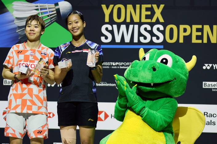 Supanida Katethong & Putri Kusuma Wardani (Humas PP PBSI)