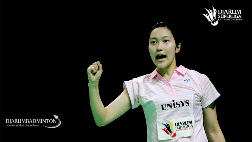 Selebrasi kemenangan Kie Nakanishi (Saishunkan Nihon Unisys). Selebrasi kemenangan Kie Nakanishi (Saishunkan Nihon Unisys).