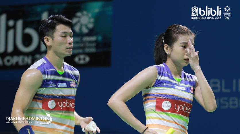 Chan Peng Soon/Goh Liu Ying (Malaysia) saat tampil di ajang Blibli Indonesia Open 2019 BWF World Tour Super 1000. Chan Peng Soon/Goh Liu Ying (Malaysia) saat tampil di ajang Blibli Indonesia Open 2019 BWF World Tour Super 1000.