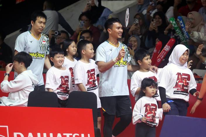 Mohammad Ahsan & Hendra Setiawan (Djarum Badminton/Edward Luhukay) Mohammad Ahsan & Hendra Setiawan (Djarum Badminton/Edward Luhukay)
