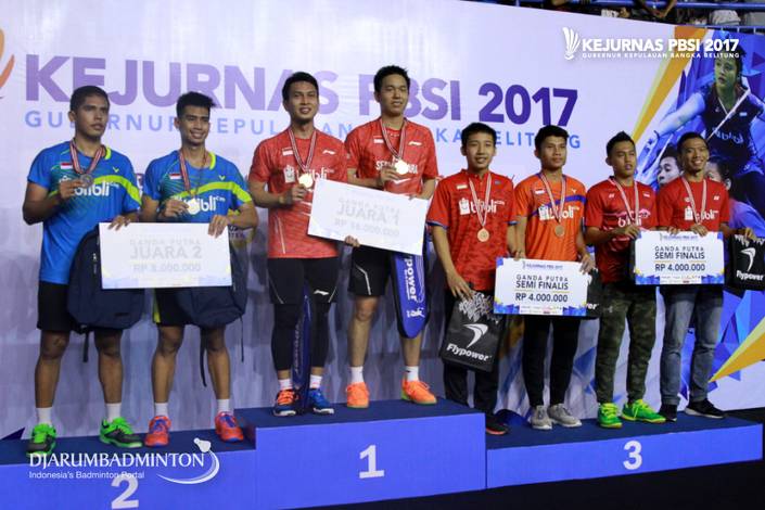 Juara Ganda Putra Kejurnas PBSI 2017