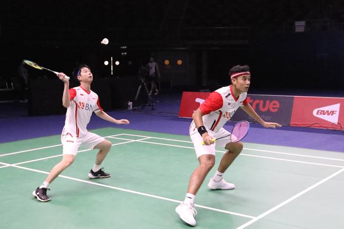 Kevin Sanjaya Sukamuljo/Bagas Maulana (Humas PP PBSI) Kevin Sanjaya Sukamuljo/Bagas Maulana (Humas PP PBSI)
