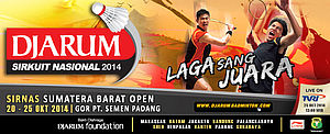 Djarum Sirkuit Nasional Sumatera Barat Open 2014
