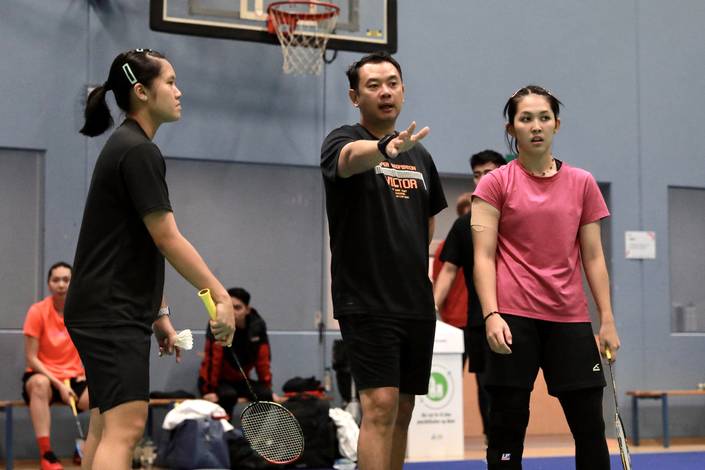 Lanny Tria Mayasari, Eng Hian, dan Ribka Sugiarto (Humas PP PBSI) Lanny Tria Mayasari, Eng Hian, dan Ribka Sugiarto (Humas PP PBSI)