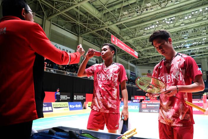 Rahmat Hidayat & Kevin Sanjaya Sukamuljo (Humas PP PBSI) Rahmat Hidayat & Kevin Sanjaya Sukamuljo (Humas PP PBSI)