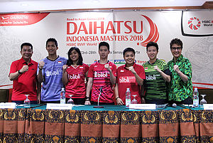 Narasumber Press Conference Indonesia Masters 2018