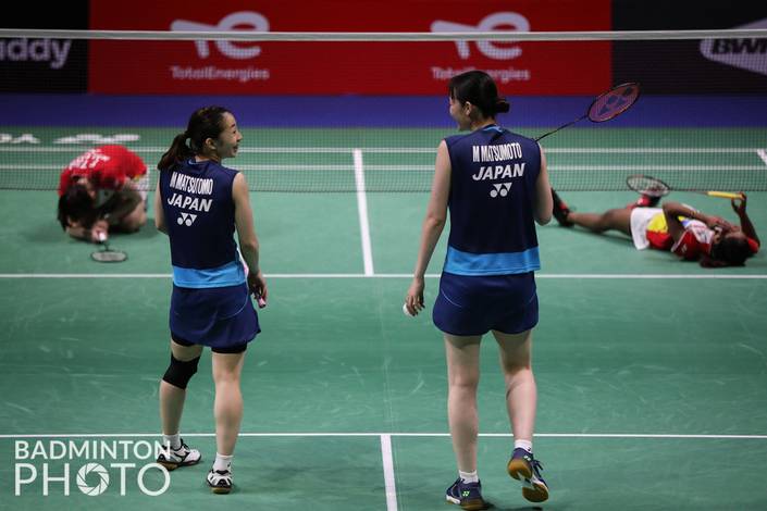Mayu Matsumoto & Misaki Matsutomo (Foto: Badminton Photo/Jnanesh Salian) Mayu Matsumoto & Misaki Matsutomo (Foto: Badminton Photo/Jnanesh Salian)