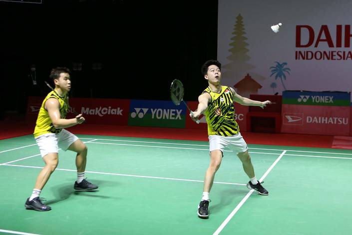 Marcus Fernaldi Gideon & Kevin Sanjaya Sukamuljo (Humas PP PBSI) Marcus Fernaldi Gideon & Kevin Sanjaya Sukamuljo (Humas PP PBSI)