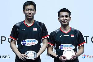 Hendra Setiawan/Mohammad Ahsan (Indonesia) juara New Zealand Open 2019 BWF World Tour Super 300.