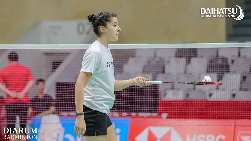 Tunggal putri Spanyol, Carolina Marin. Tunggal putri Spanyol, Carolina Marin.