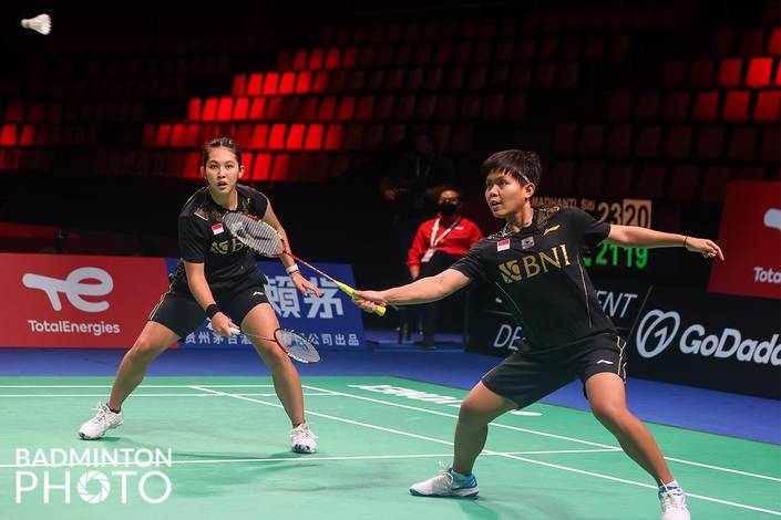 Ribka Sugiarto/Siti Fadia Silva Ramadhanti (Badminton Photo/Yves Lacroix) Ribka Sugiarto/Siti Fadia Silva Ramadhanti (Badminton Photo/Yves Lacroix)