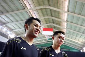 Fajar Alfian/Muhammd Rian Ardianto (Djarum Badminton/Edward Luhukay)