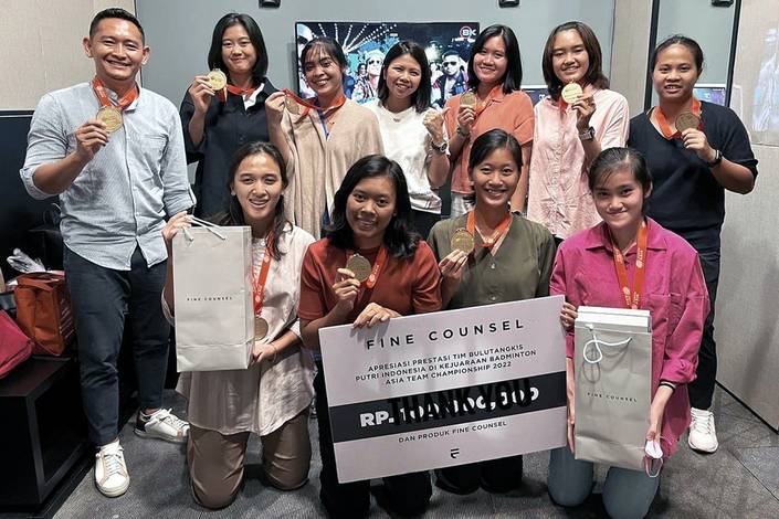 Greysia Polii dan para juara BATC 2022 (@greyspolii) Greysia Polii dan para juara BATC 2022 (@greyspolii)