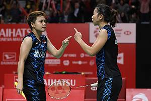 Greysia Polii/Apriyani Rahayu. Foto: PBSI