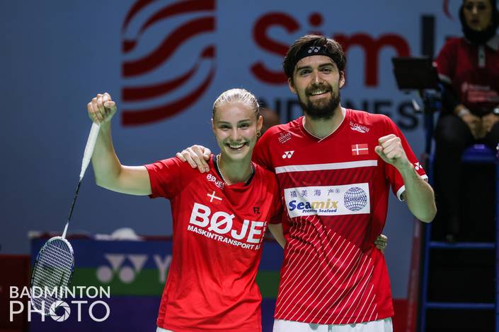 Alexandra Bøje & Mathias Christiansen (Badminton Photo/Erika Sawauchi) Alexandra Bøje & Mathias Christiansen (Badminton Photo/Erika Sawauchi)