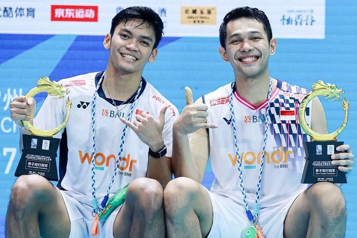 Fajar Alfian/Muhammad Shohibul Fikri (Humas PP PBSI) Fajar Alfian/Muhammad Shohibul Fikri (Humas PP PBSI)