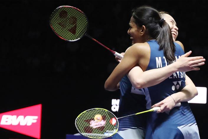 Pearly Tan/Thinaah Muralitharan (Djarum Badminton/Edward Luhukay) Pearly Tan/Thinaah Muralitharan (Djarum Badminton/Edward Luhukay)
