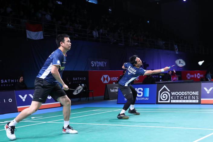 Hendra Setiawan & Mohammad Ahsan (Humas PP PBSI) Hendra Setiawan & Mohammad Ahsan (Humas PP PBSI)