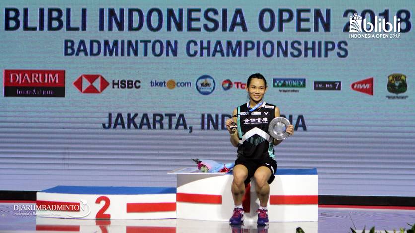 Tai Tzu Ying Single Women's Singles In Blibli Indonesia Open Tournament 2018  Tai Tzu Ying Single Women's Singles In Blibli Indonesia Open Tournament 2018