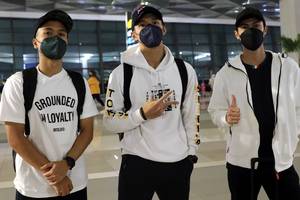 Anthony Sinisuka Ginting, Jonatan Christie, & Shesar Hiren Rhustavito (Humas PP PBSI)