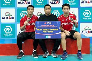 Faizal Pangestu/Anju Siahaan & Lukman Hakim (Dok. PB Djarum) Faizal Pangestu/Anju Siahaan & Lukman Hakim (Dok. PB Djarum)