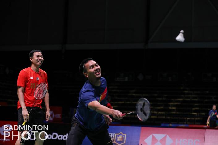 Hendra Setiawan & Mohammad Ahsan (Badminton Photo/Jnanesh Salian) Hendra Setiawan & Mohammad Ahsan (Badminton Photo/Jnanesh Salian)