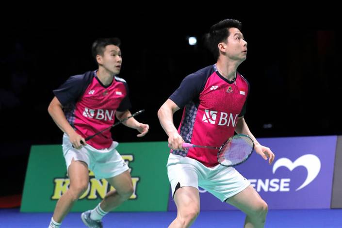 Marcus Fernaldi Gideon & Kevin Sanjaya Sukamuljo (Humas PP PBSI) Marcus Fernaldi Gideon & Kevin Sanjaya Sukamuljo (Humas PP PBSI)