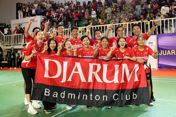 Skuad PB Djarum pada Kejurnas PBSI 2024 (Djarum Badminton) Skuad PB Djarum pada Kejurnas PBSI 2024 (Djarum Badminton)