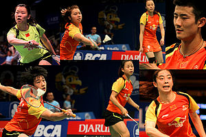 Pebulutangkis Tiongkok Dominasi Babak Semifinal