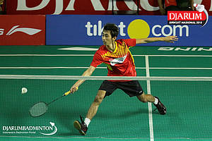 Wisnu Yuli Prasetyo (Pertamina Fastron) menyambut pengembalian.