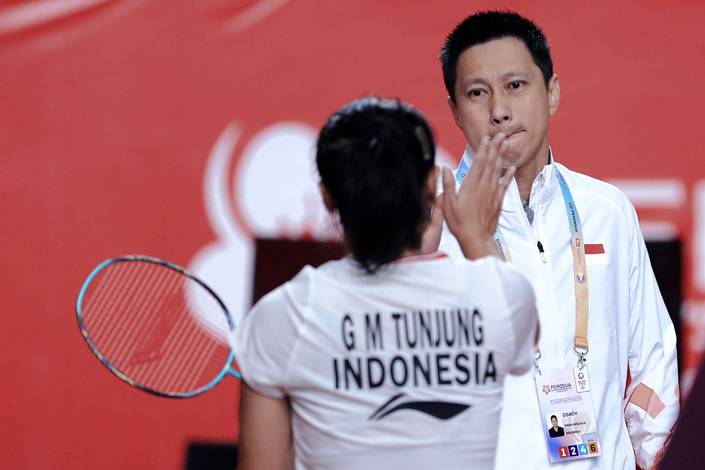 Gregoria Mariska Tunjung & Indra Wijaya (Humas PP PBSI) Gregoria Mariska Tunjung & Indra Wijaya (Humas PP PBSI)