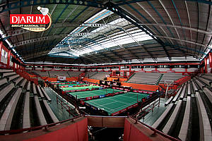 Suasana GOR Satria, Purwokerto.