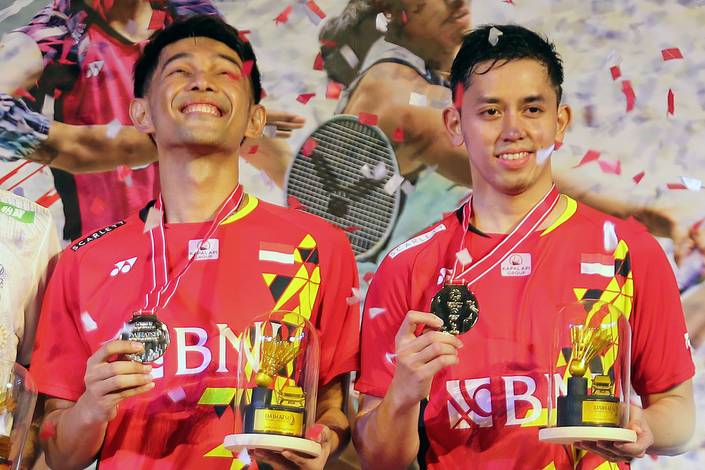 Fajar Alfian/Muhammad Rian Ardianto (Djarum Badminton) Fajar Alfian/Muhammad Rian Ardianto (Djarum Badminton)