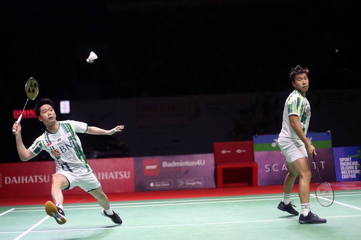 Kevin Sanjaya Sukamuljo & Marcus Fernaldi Gideon (Djarum Badminton) Kevin Sanjaya Sukamuljo & Marcus Fernaldi Gideon (Djarum Badminton)