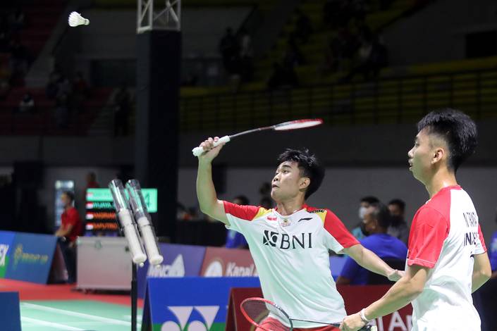 Muhammad Putra Erwiansyah/Patra Harapan Rindorindo (Djarum Badminton) Muhammad Putra Erwiansyah/Patra Harapan Rindorindo (Djarum Badminton)