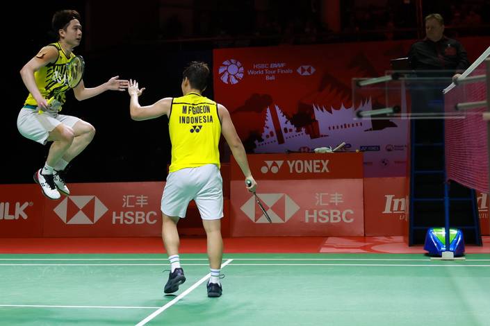 Kevin Sanjaya Sukamuljo & Marcus Fernaldi Gideon (Humas PP PBSI) Kevin Sanjaya Sukamuljo & Marcus Fernaldi Gideon (Humas PP PBSI)