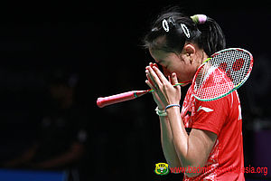 Fitriani di Piala Sudirman 2017 (foto: PBSI)