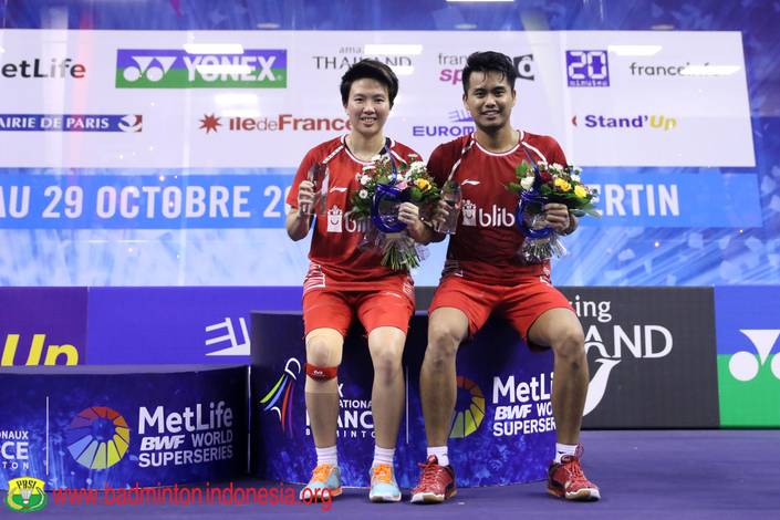 Tontowi Ahmad/Liliyana Natsir saat menjadi juara di French Open 2017 lalu. Tontowi Ahmad/Liliyana Natsir saat menjadi juara di French Open 2017 lalu.