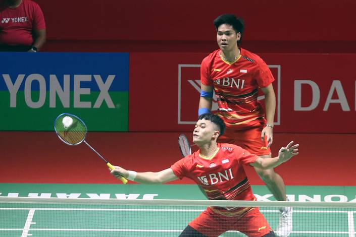 Leo Rolly Carnando/Daniel Marthin (Djarum Badminton) Leo Rolly Carnando/Daniel Marthin (Djarum Badminton)