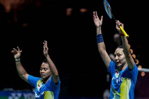 Rehan Naufal Kusharjanto/Gloria Emanuelle Widjaja (PBSI/Badmintonphoto/Yang Shaochen)