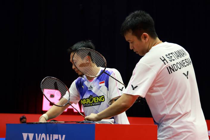 Mohammad Ahsan & Hendra Setiawan (Humas PP PBSI) Mohammad Ahsan & Hendra Setiawan (Humas PP PBSI)