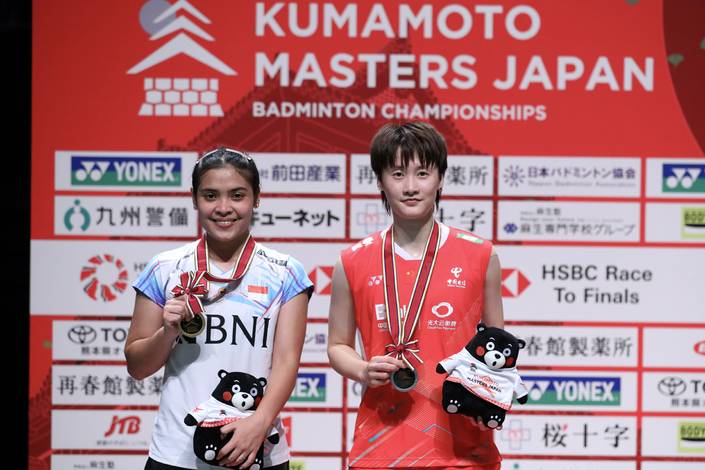 Gregoria Mariska Tunjung & Chen Yu Fei (Humas PP PBSI) Gregoria Mariska Tunjung & Chen Yu Fei (Humas PP PBSI)